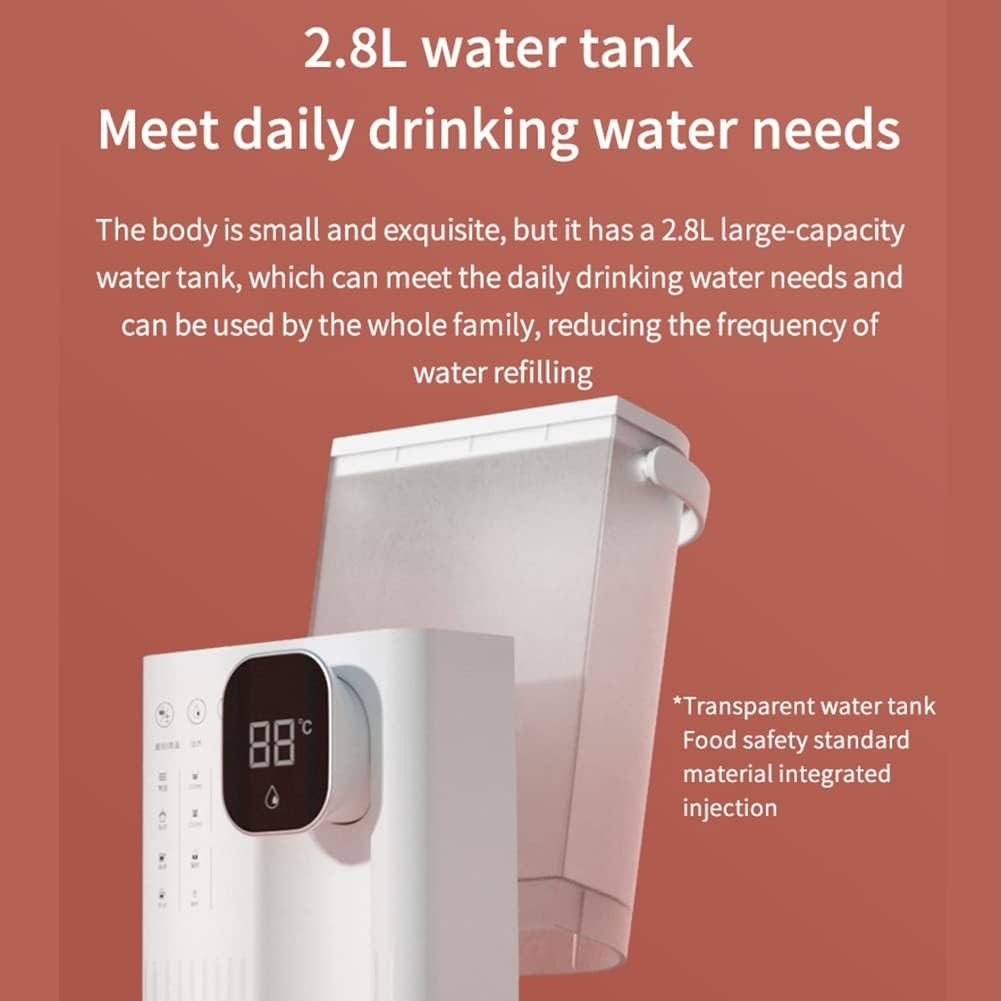 Instant Hot Water Dispenser 3L Fast Boil Touch Control Adjustable Temp