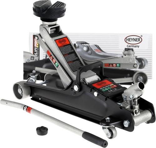 2.25 Ton Low Profile Trolley Jack Hydraulic 85–380mm w/ V-Groove Pad Heavy Duty