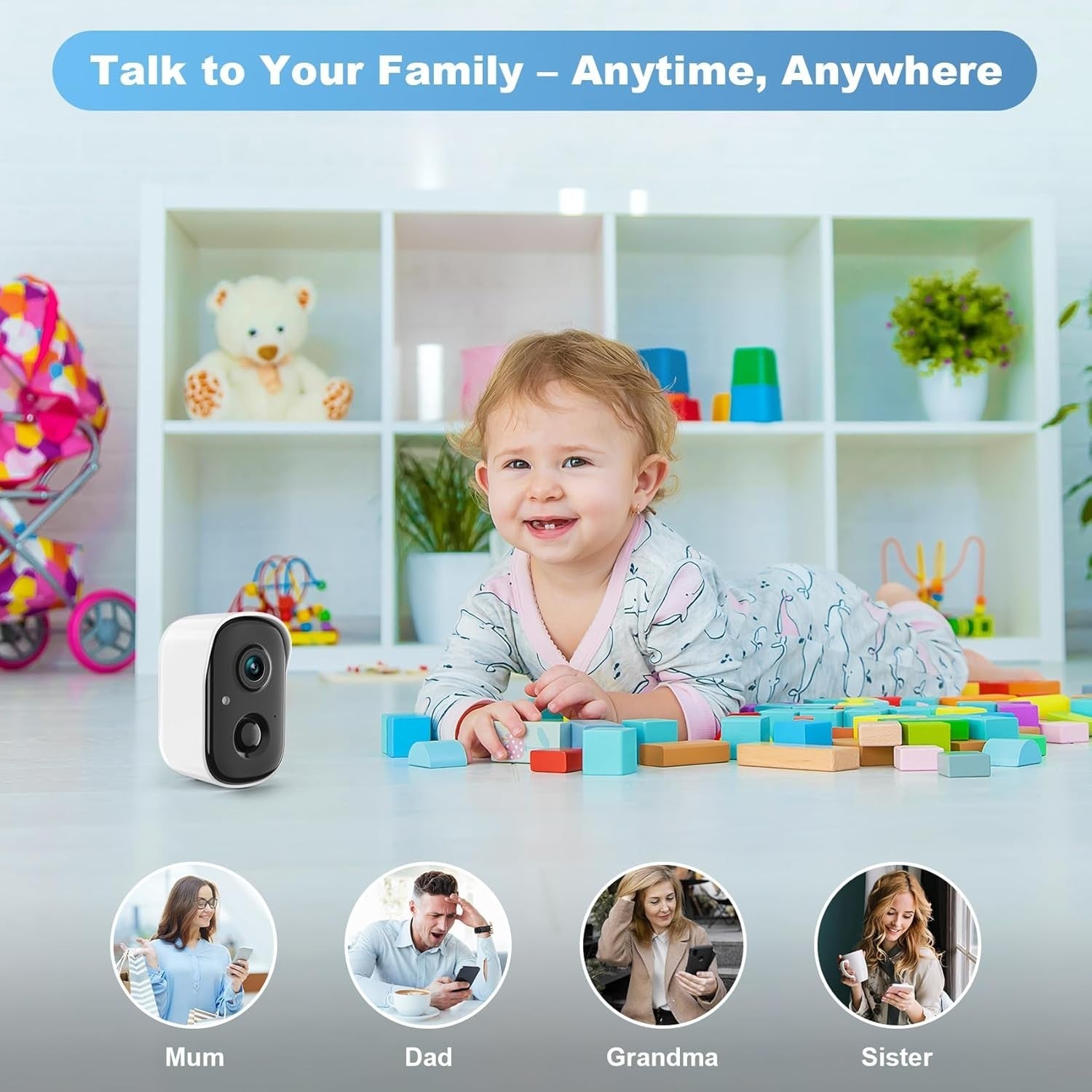 2 Pack 2K Wireless Security Cameras Outdoor Battery WiFi AI CCTV