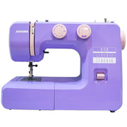 Beginner Sewing Machine 15 Built-In Stitches Metal Frame Purple