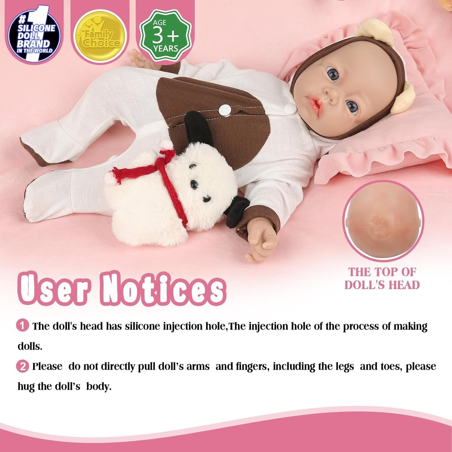 16 Inch Full Silicone Baby Doll Realistic Newborn Girl Feeding Set