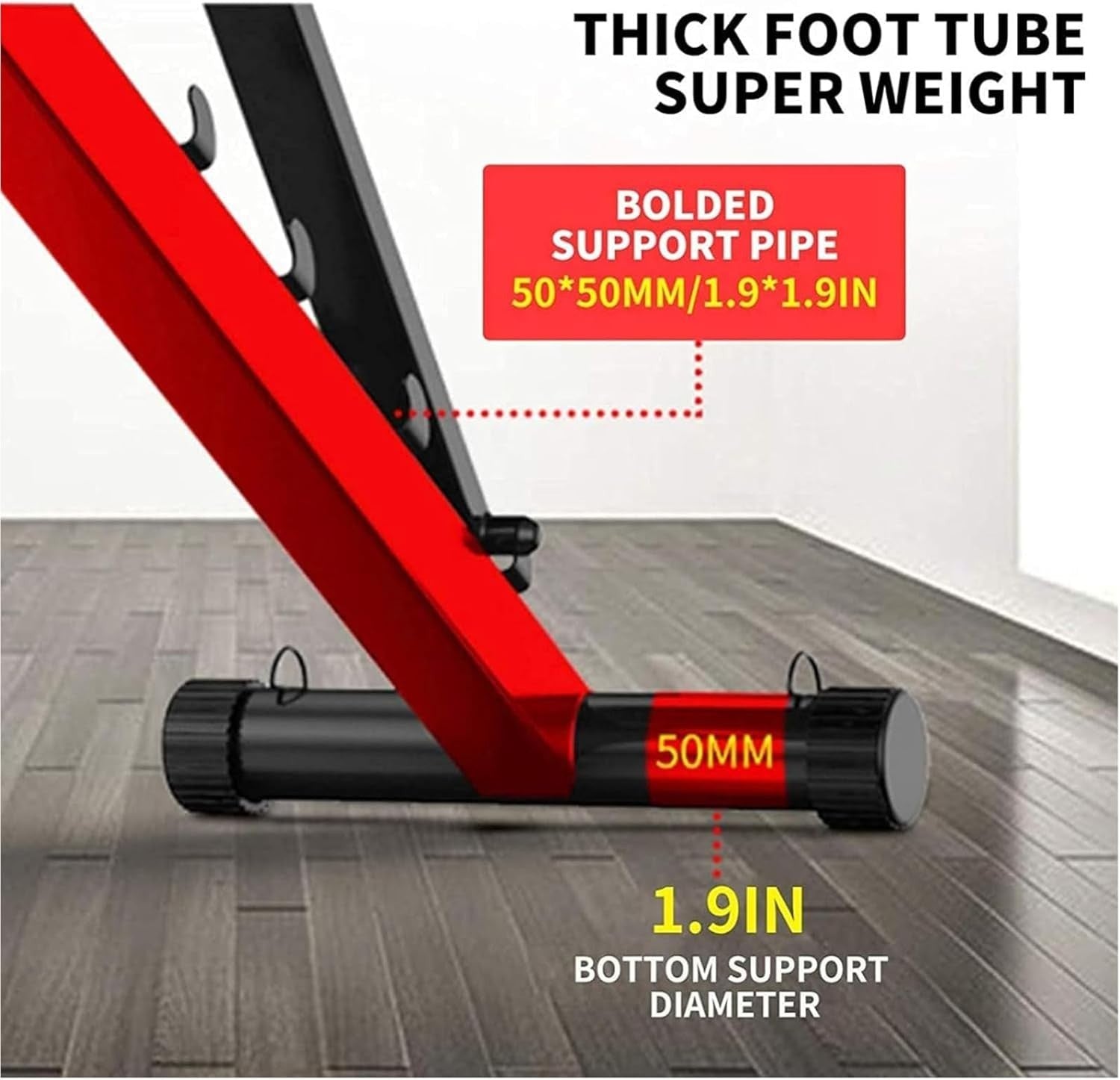 Adjustable Weight Bench With Leg Extension Curl Foldable Home Gym