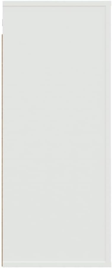 Wall Mounted White Storage Cabinet 33x80x80cm Durable Organiser