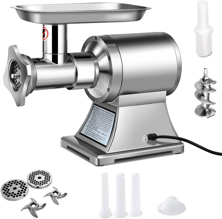 750W Electric Meat Grinder Sausage Maker Mincer 250kg/h Stainless
