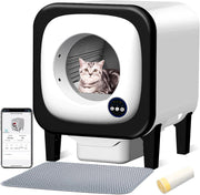 Self Cleaning Cat Litter Tray 72L Automatic Smart Litter Box APP Control