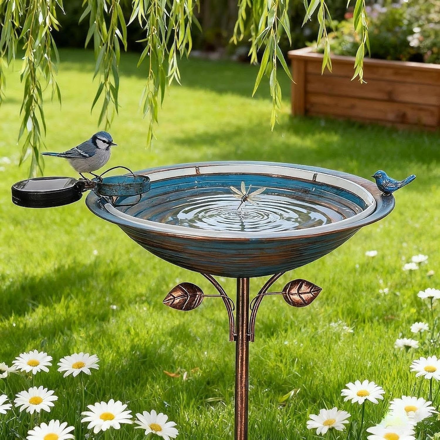 Bird Feeder, Freestanding Bird Bath, Vintage, Unique, for Garden, for Lawn