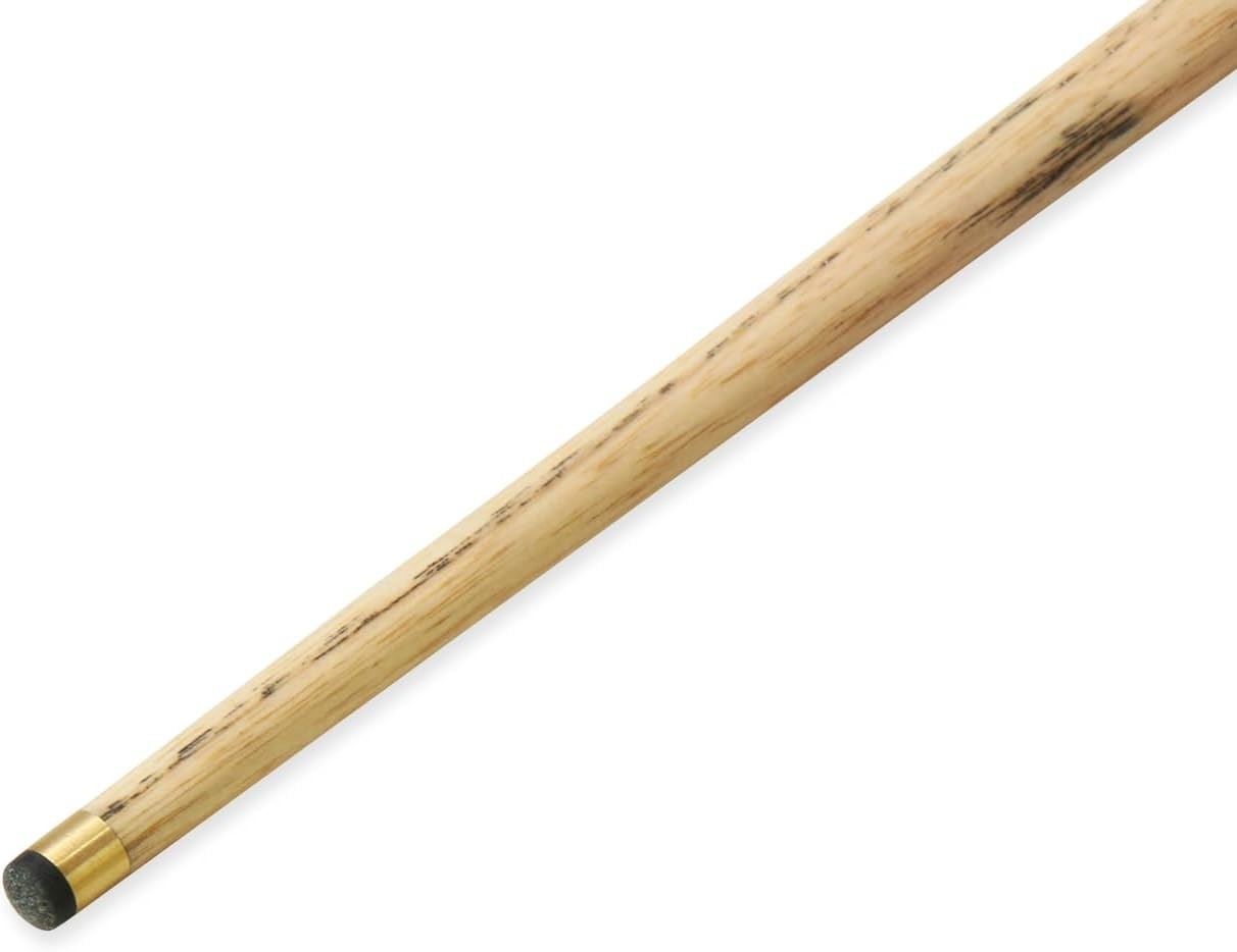 57in English Pool Cue 8.5mm Tip Ash Shaft Centre Joint Low Deflection