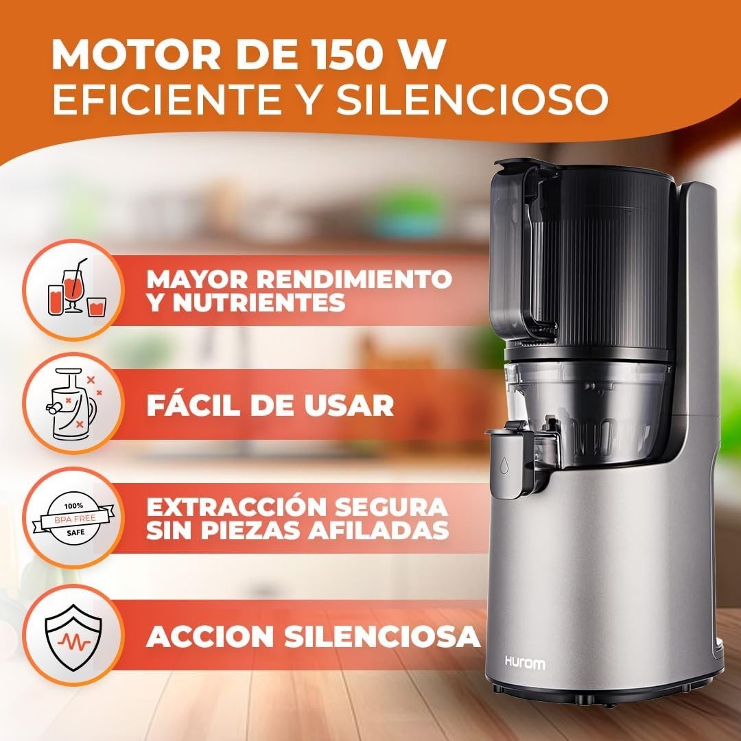 Cold Press Juicer Slow Extraction Easy Clean BPA Free 150W