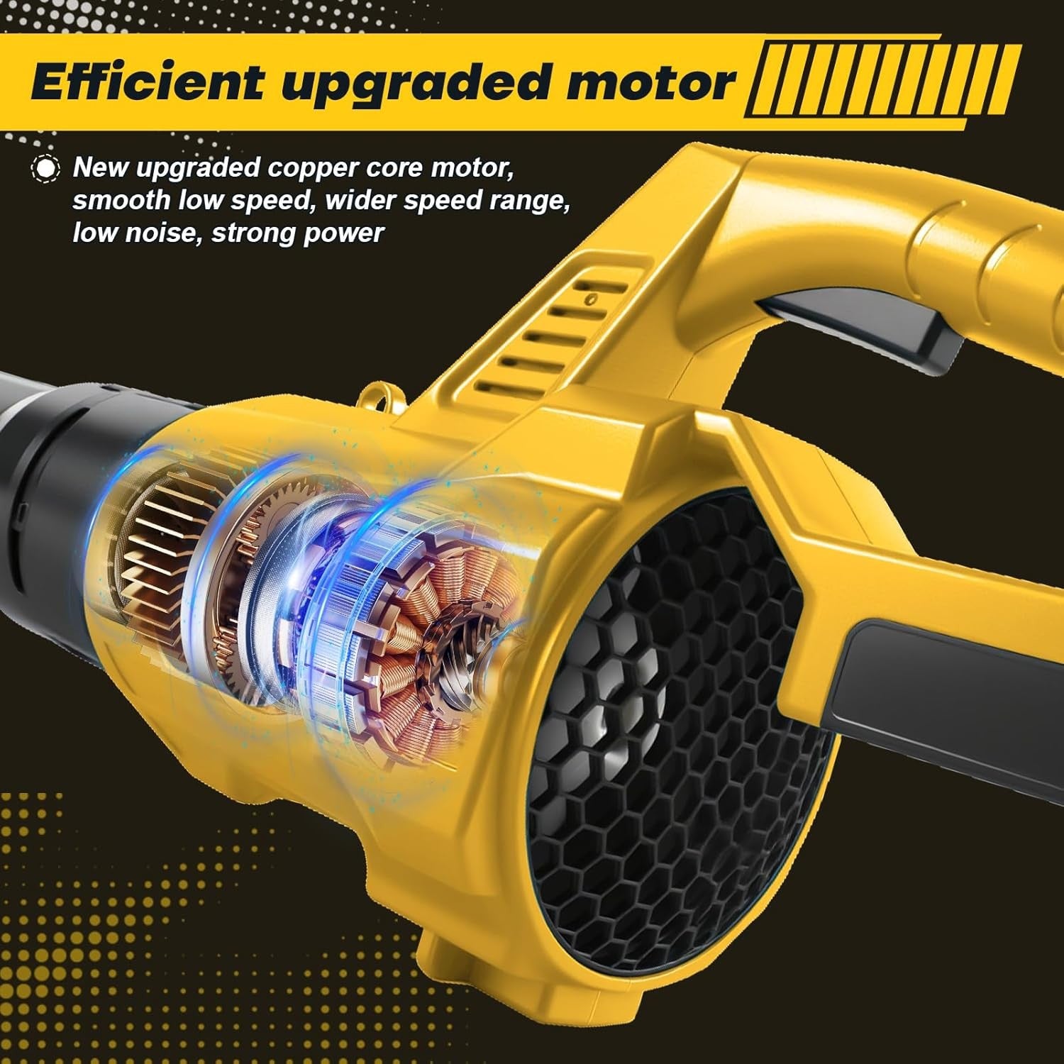 20V Cordless Leaf Blower Turbo Boost Variable Speed Lightweight Garden
