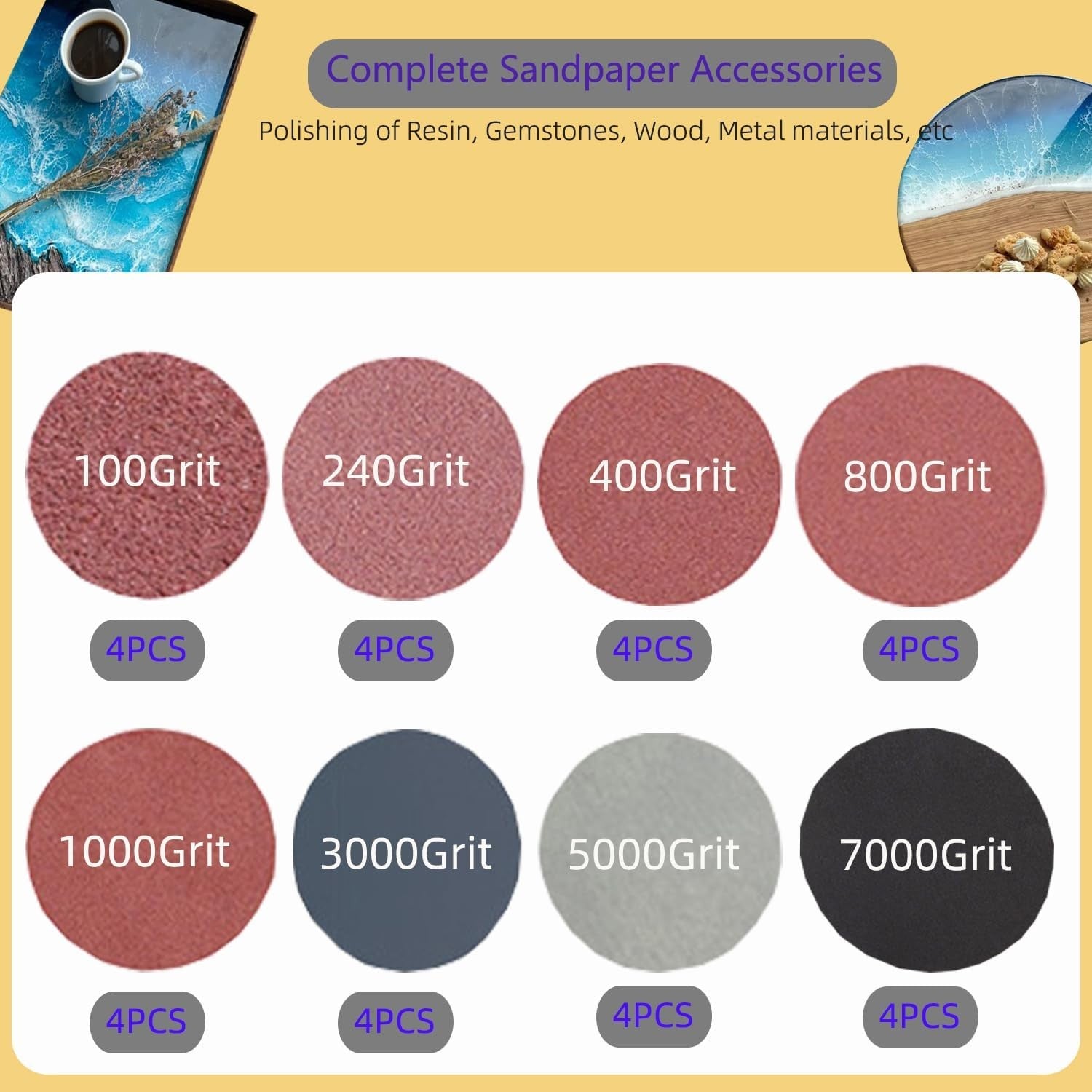 Electric Resin Polishing Machine Variable Speed Low Noise Sander Kit