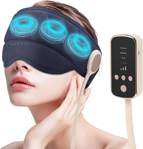 Heated Migraine Relief Head Massager Cap 360° Air Compression Sleep Aid
