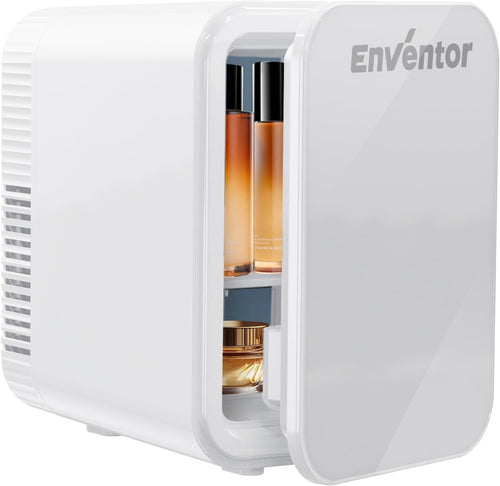 4L Mini Fridge Portable Cooler Warmer AC+DC Power for Drinks Skincare