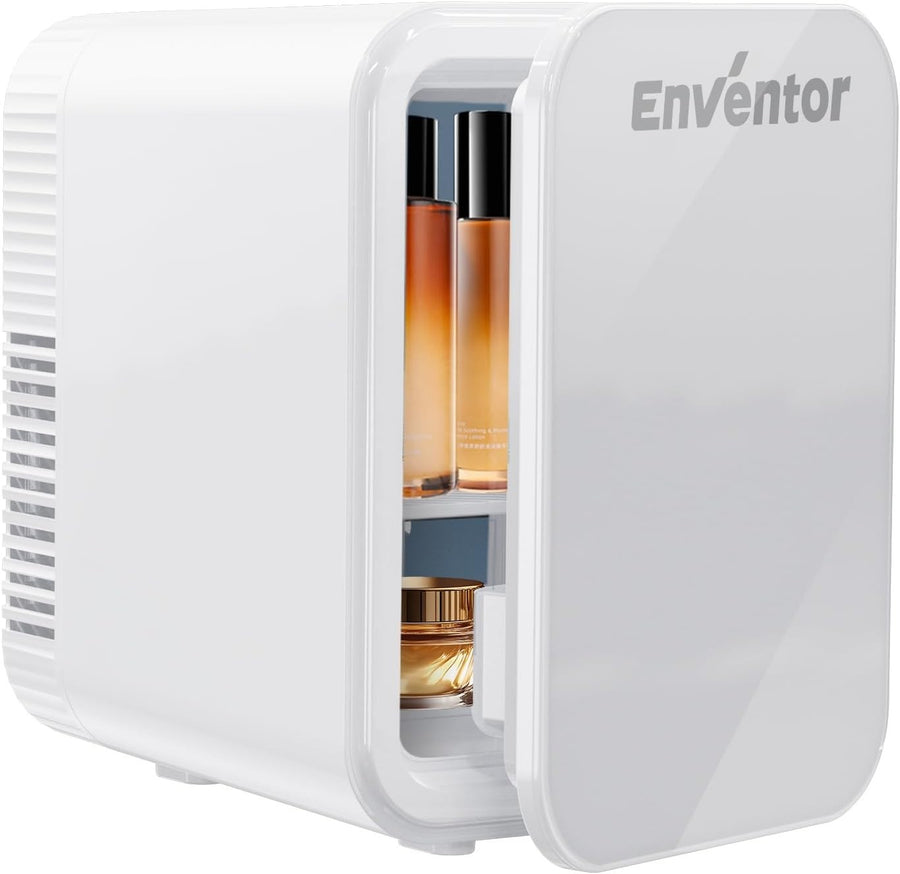 4L Mini Fridge Portable Cooler Warmer AC+DC Power for Drinks Skincare