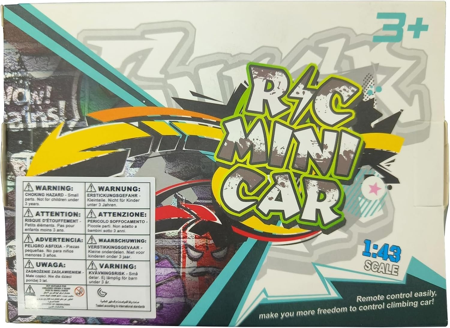 Off-Road RC Car, 4-Channel Racing Toy for Kids Ages 3–8