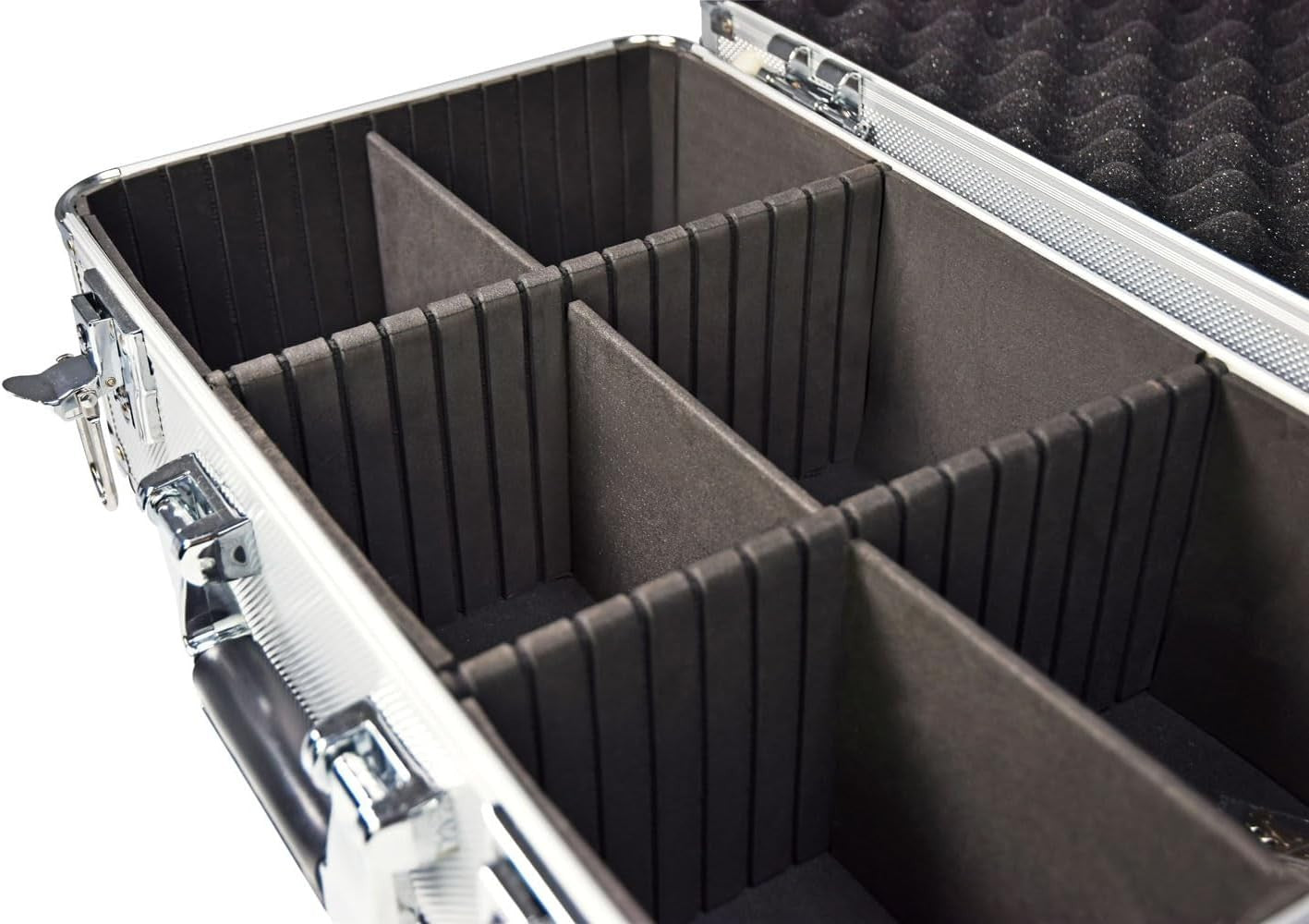 Aluminium CD Storage Case Holds 60 CDs Lockable DJ Flight Carry Box