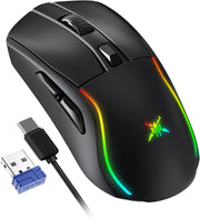 Tri-Mode Wireless Gaming Mouse 24000 DPI RGB 1000Hz