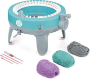 Kids Knitting Machine Craft Kit Beginner Circle Loom Gloves Hats Scarves