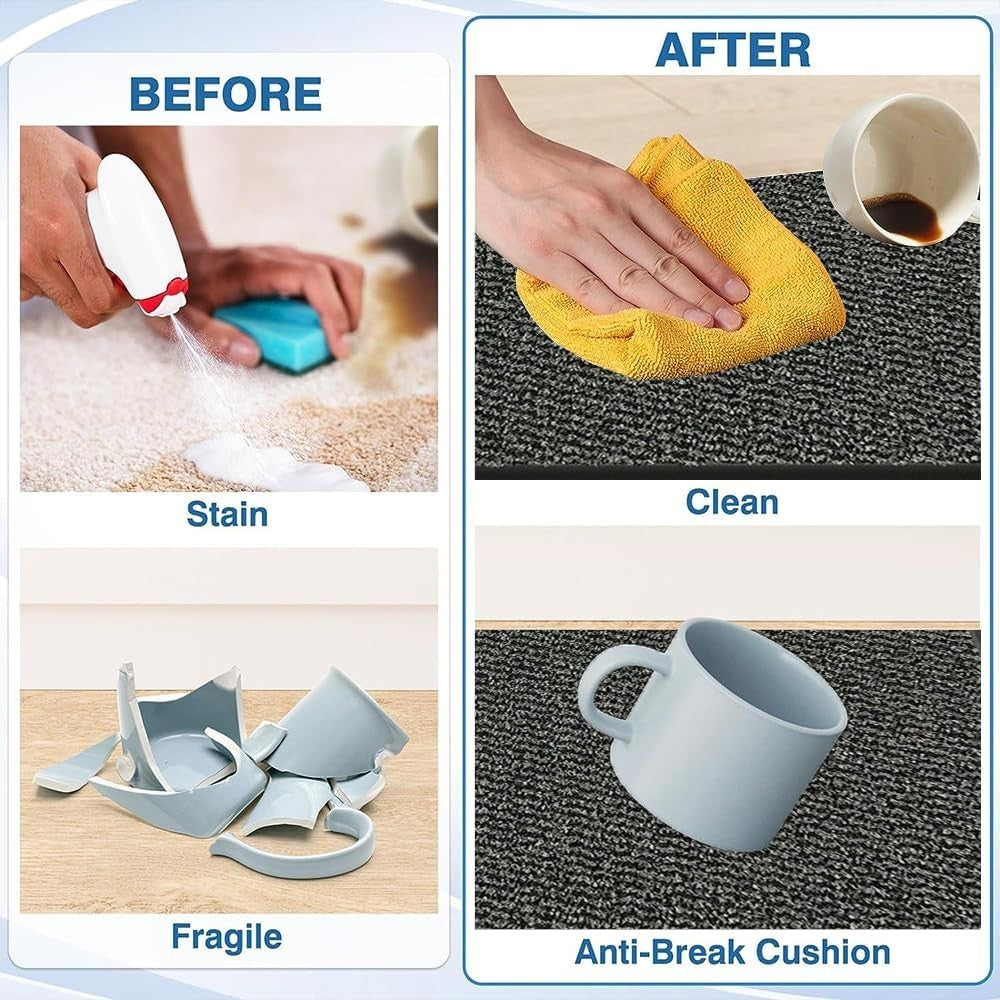 Small Waterproof Door Mat 40x60cm Non Slip Indoor Outdoor Entrance Floor Rug
