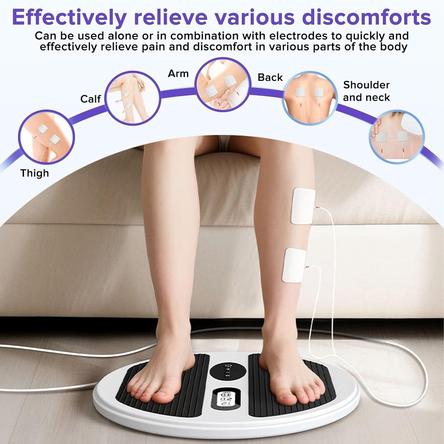 EMS TENS Foot Circulation Stimulator Pain Relief & Neuropathy Therapy
