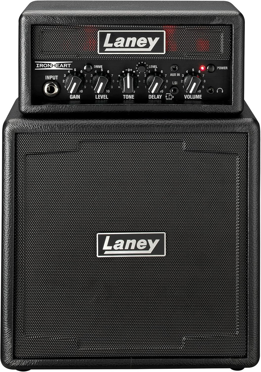 MINISTACK-IRON 6W Battery-Powered Guitar Amp Compact Mini Stack Clean/Drive