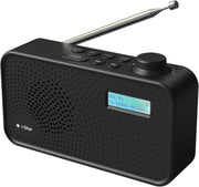 Portable DAB DAB+ FM Radio USB Rechargeable Small Digital Black