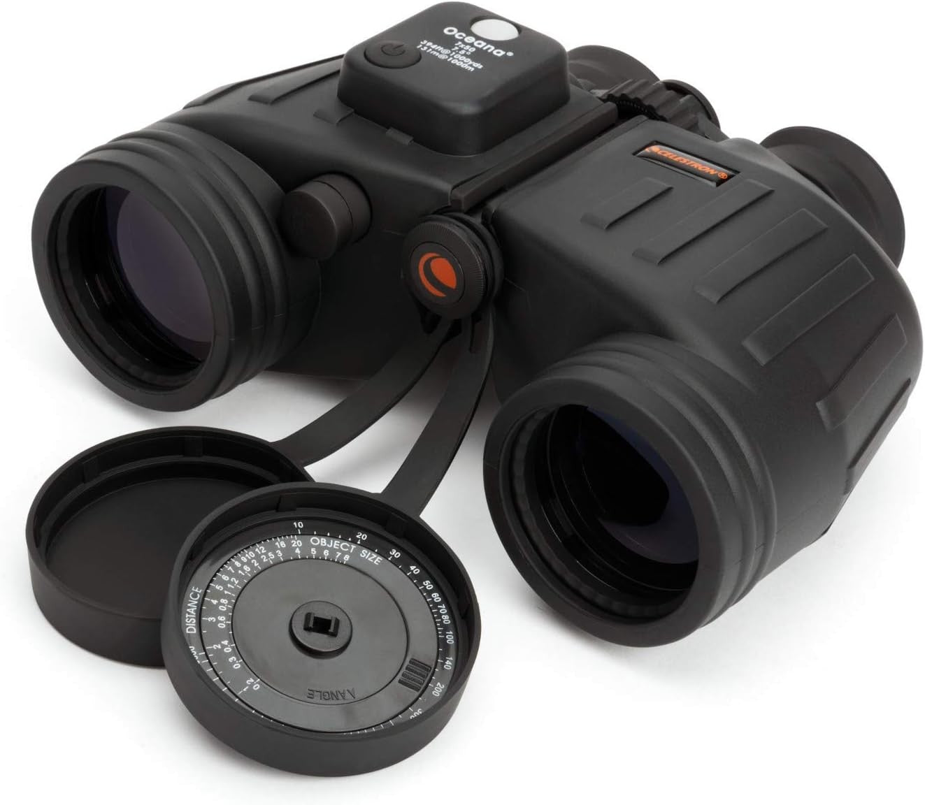 7x50 Waterproof Marine Binoculars Compass Rangefinder Fogproof Outdoor