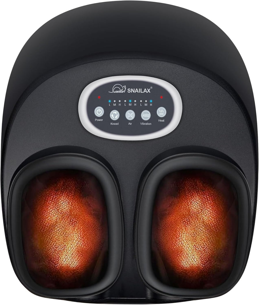 Shiatsu Foot Massager with Heat, Compression & Vibration, Deep Kneading