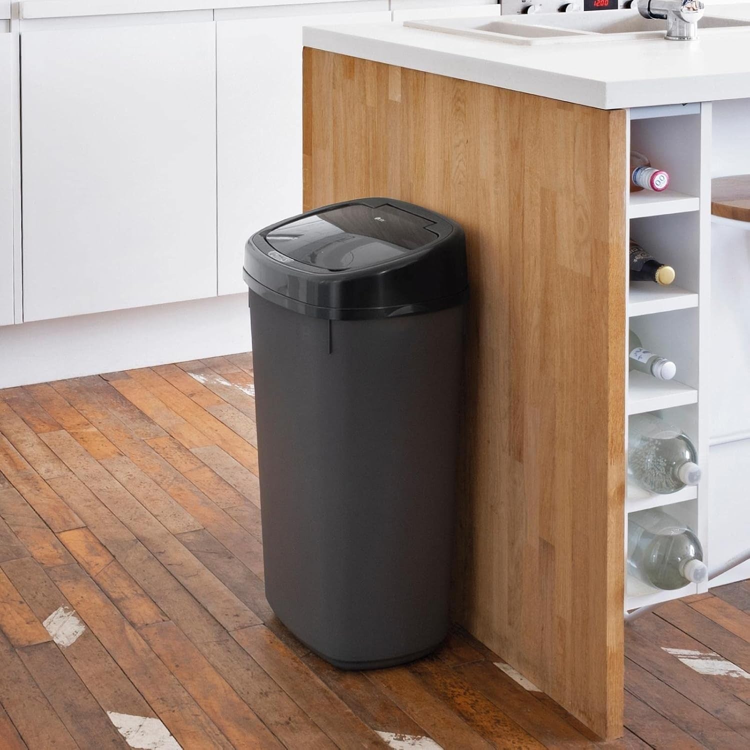 50L Touchless Kitchen Bin Automatic Sensor Anthracite Grey
