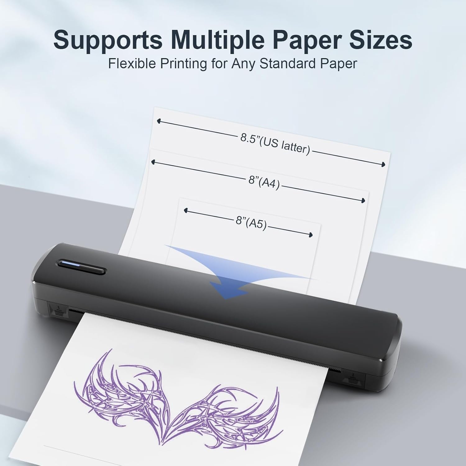 Portable Thermal Printer Bluetooth A4/A5 Mobile Printer – Tattoo Stencil
