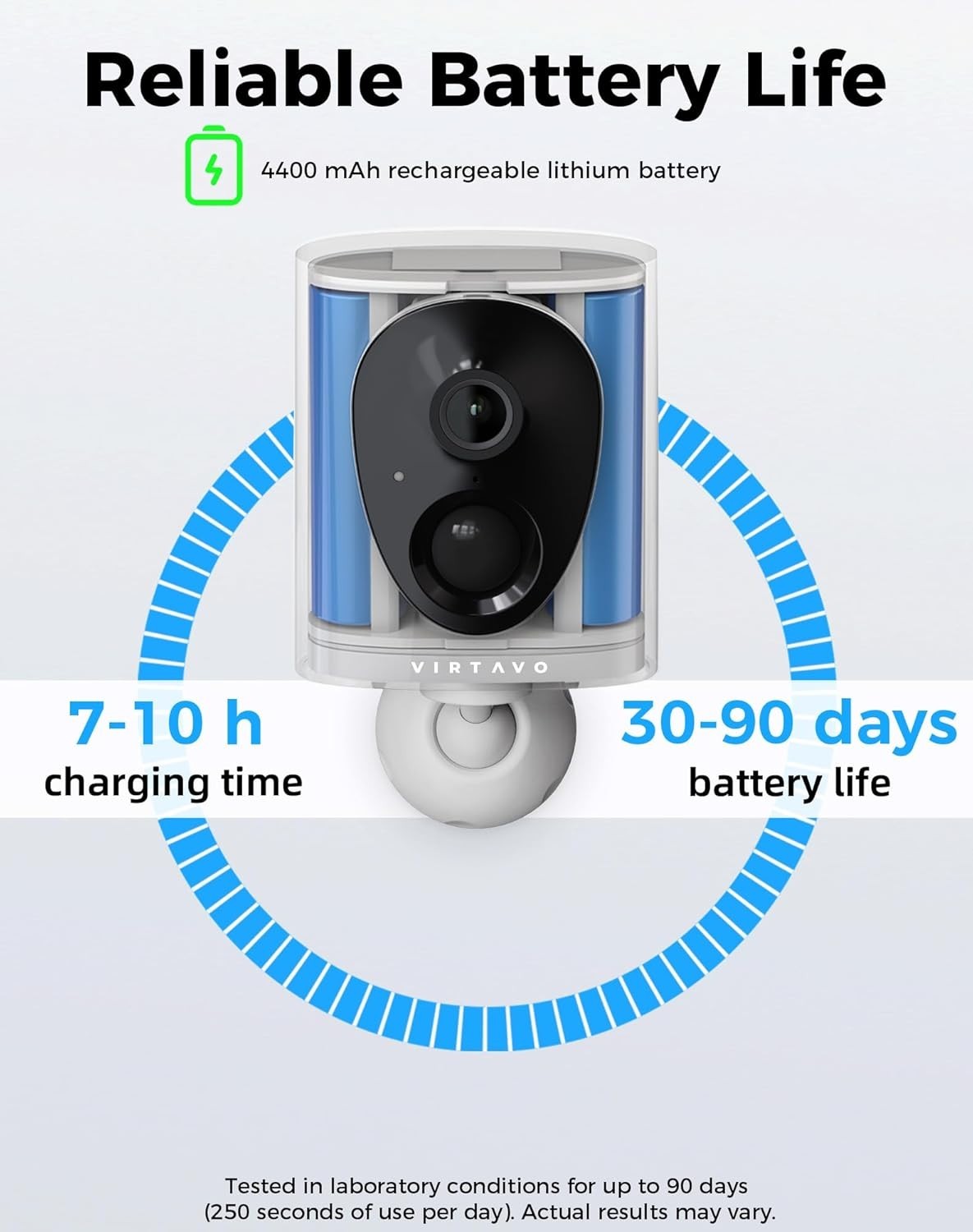 2K Wireless Security Camera Outdoor Color Night Vision No Monthly Fee