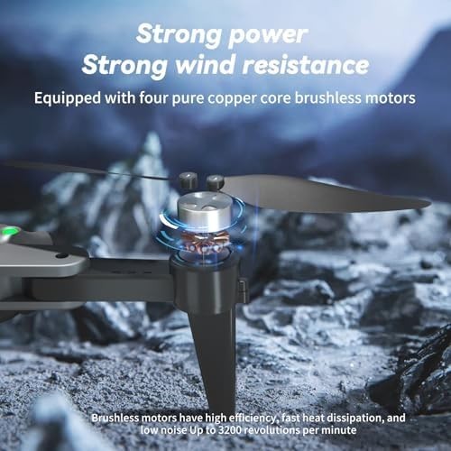 4K GPS Drone w/ 3 Cameras 5G WiFi 60Min Flight Brushless Motor Follow Me