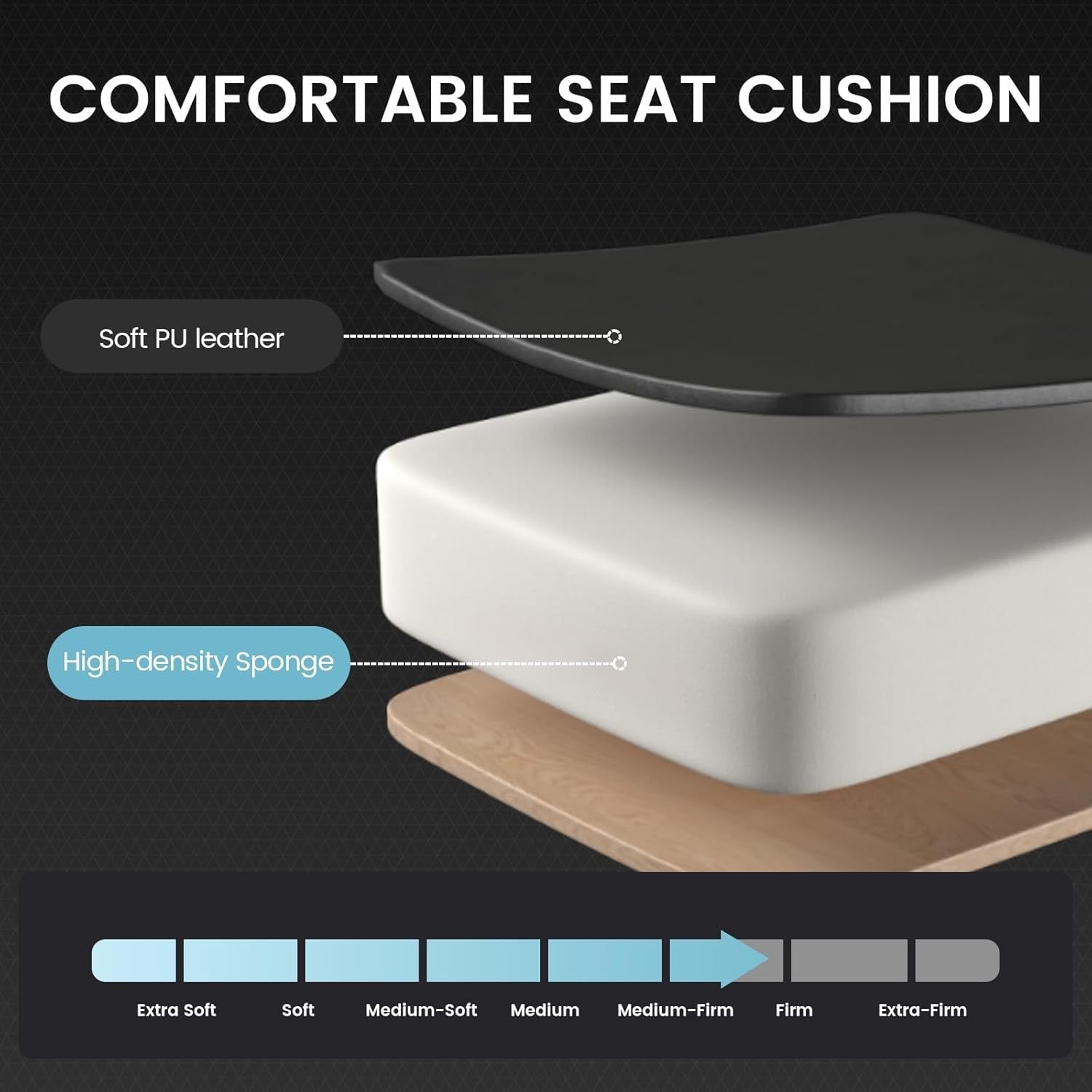 Ergonomic Gaming Chair with Footrest & Lumbar Support – Black White PC Seat