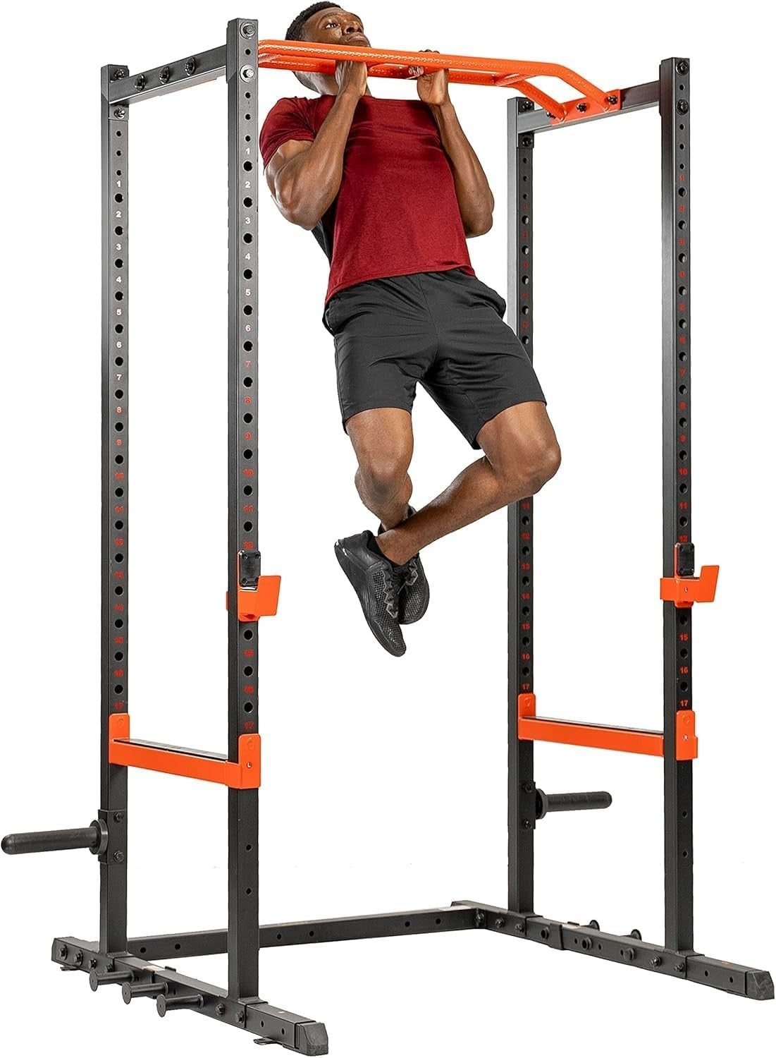 Heavy Duty Power Cage Strength Rack 450kg Capacity Home Gym Steel