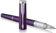Fine Fountain Pen Deep Violet Aluminium Ergonomic Gift Boxed
