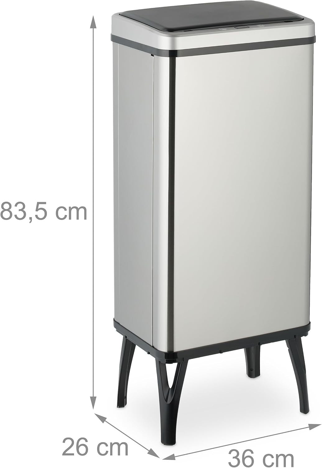 50L Automatic Sensor Bin Stainless Touch less