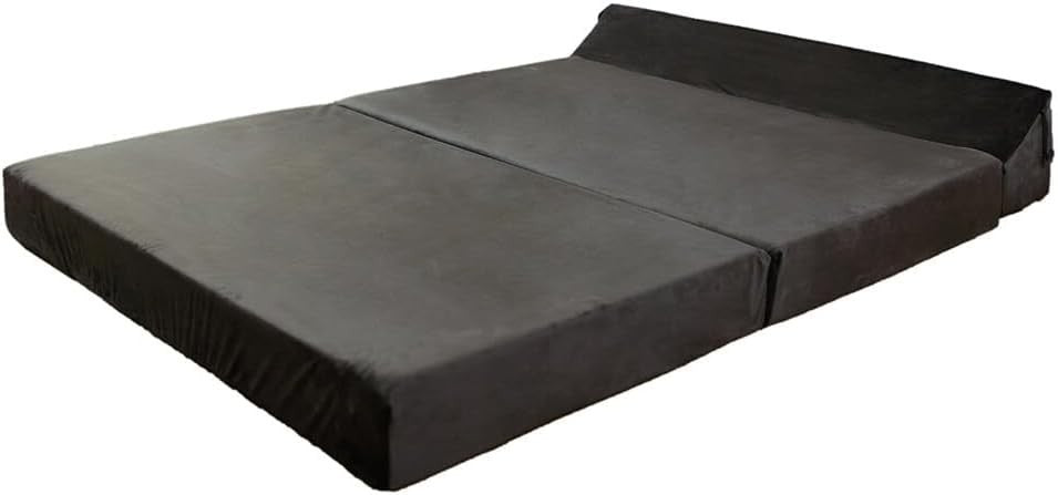 Double Fold Out Sofa Bed Velvet Futon | Soft Foam Mattress | Living Room