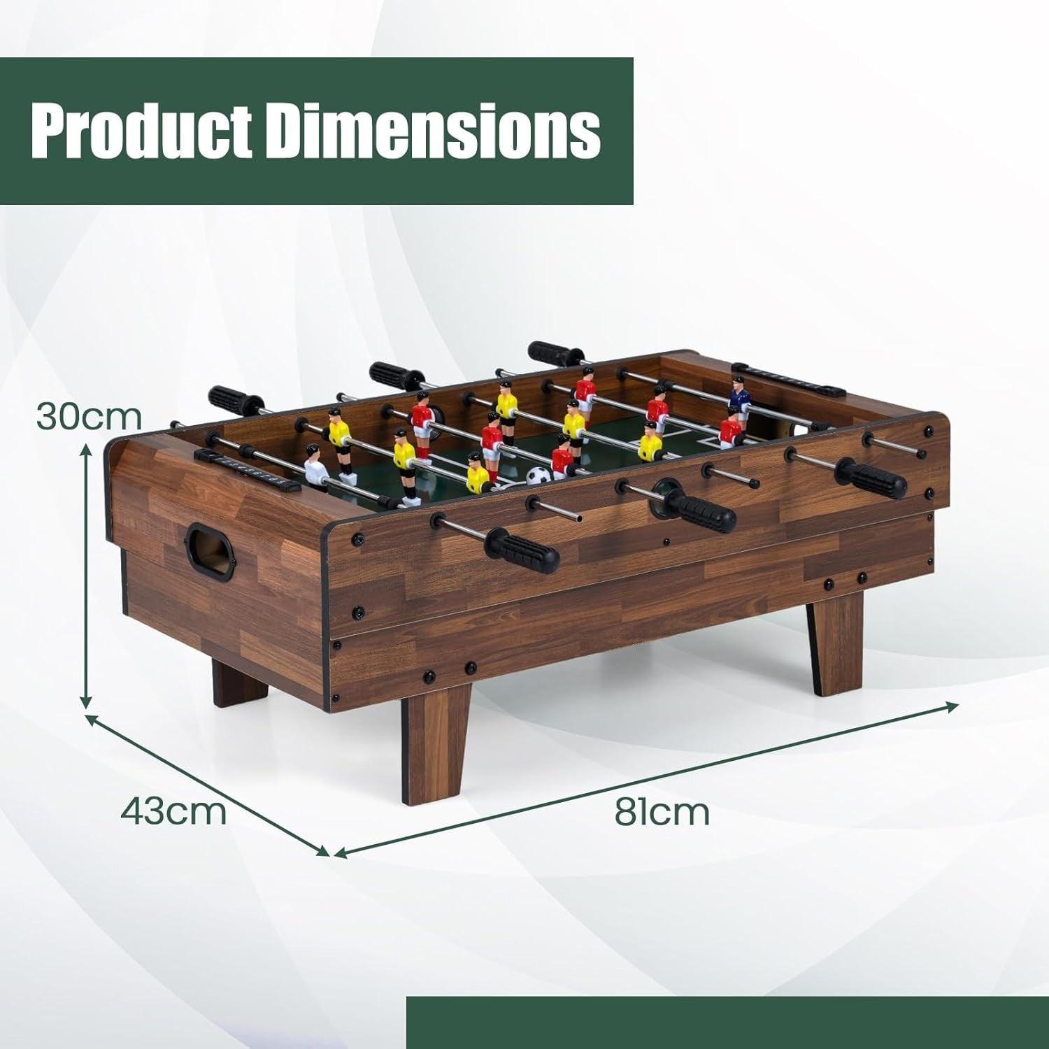 4 in 1 Multi Game Table Foosball Air Hockey Pool Tennis Kids Adults