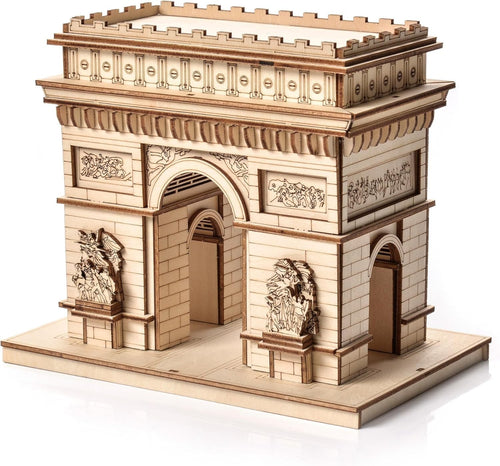 3D Wooden Arc Triumf Puzzle Model DIY Educational Gift for Adults & Kids