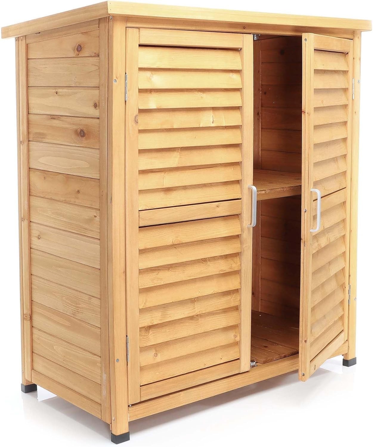 Utility Shed 870x465x916mm Wood Storage Tool House Garden Cabin
