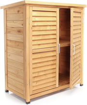 Utility Shed 870x465x916mm Wood Storage Tool House Garden Cabin
