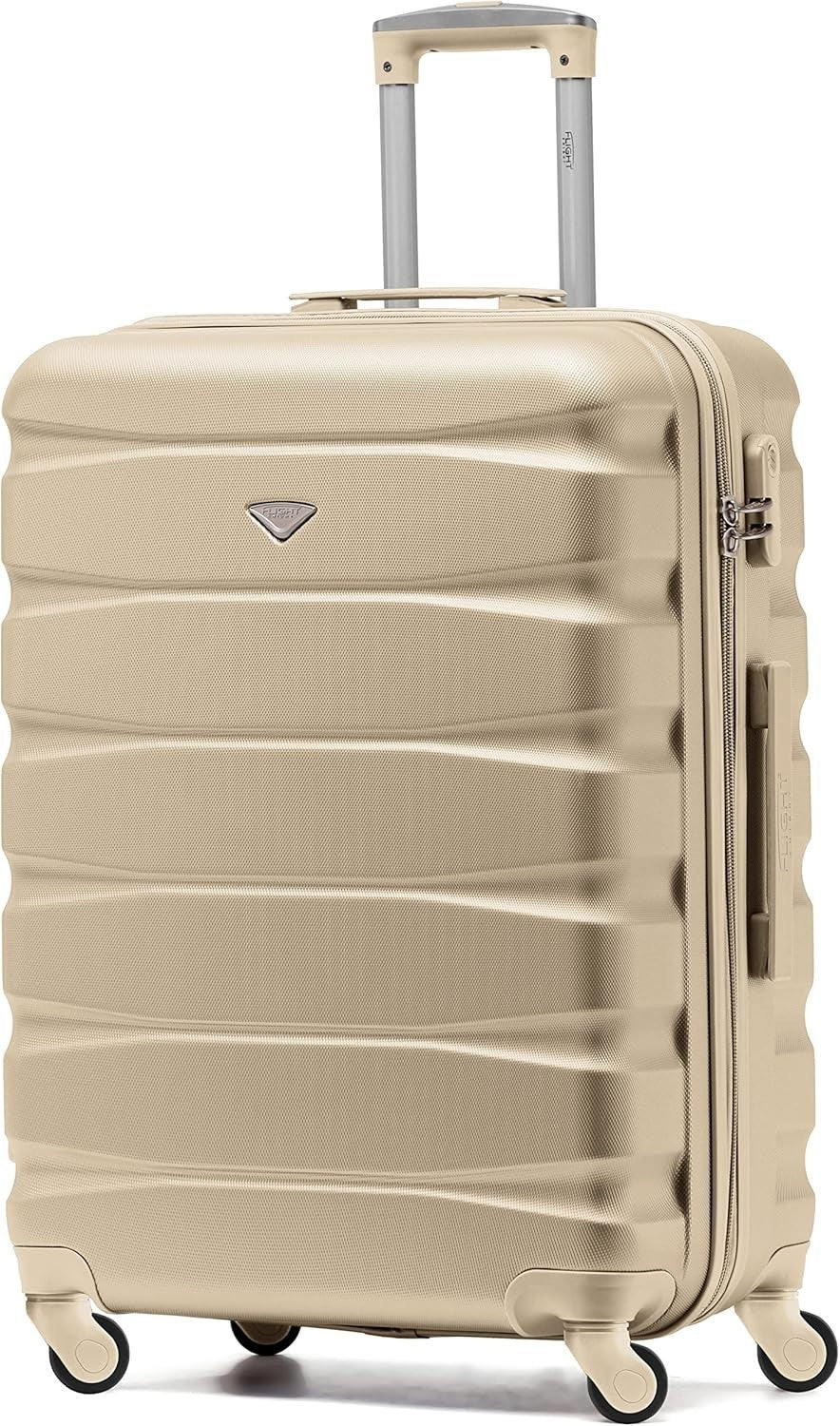 25” Medium Check-In Spinner Suitcase ABS Hard Shell Lightweight Lock