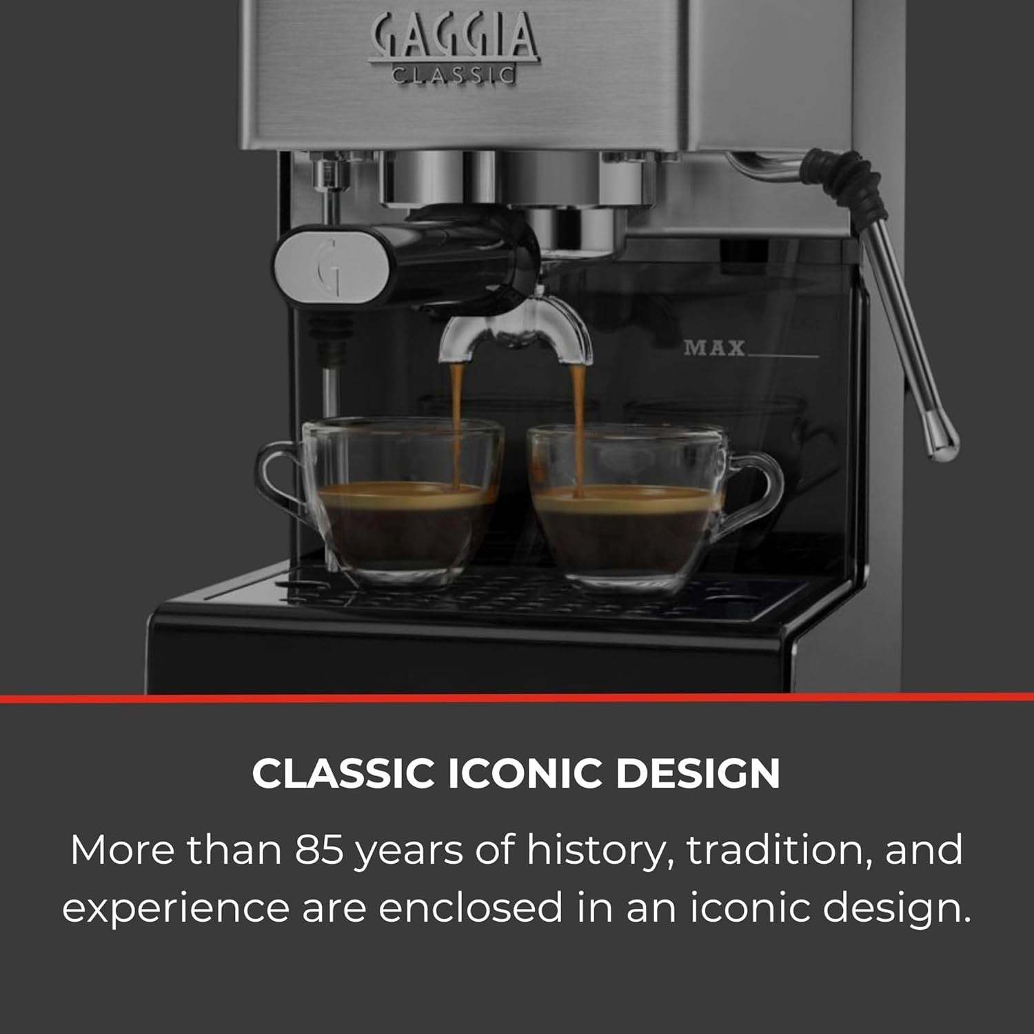 Pro Manual Espresso Machine | Brass Boiler | 1L Tank | Steam Wand 1425W