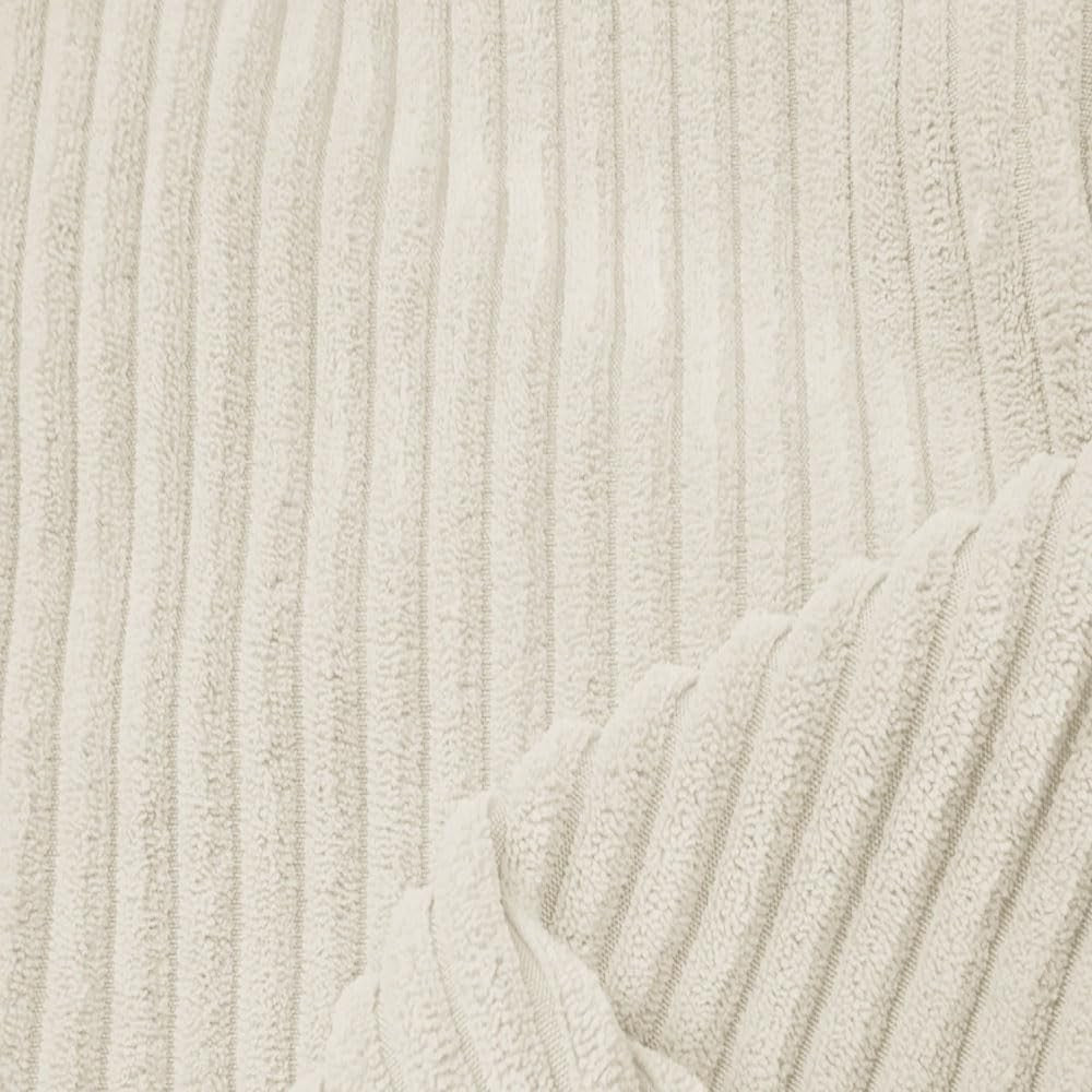 Ivory Bean Bag Chair Adult Lounger – Jumbo Cord Recliner Sofa Seat