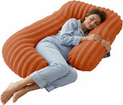 U Shaped Pregnancy Pillow Full Body Velvet Plush Side Sleeper Support