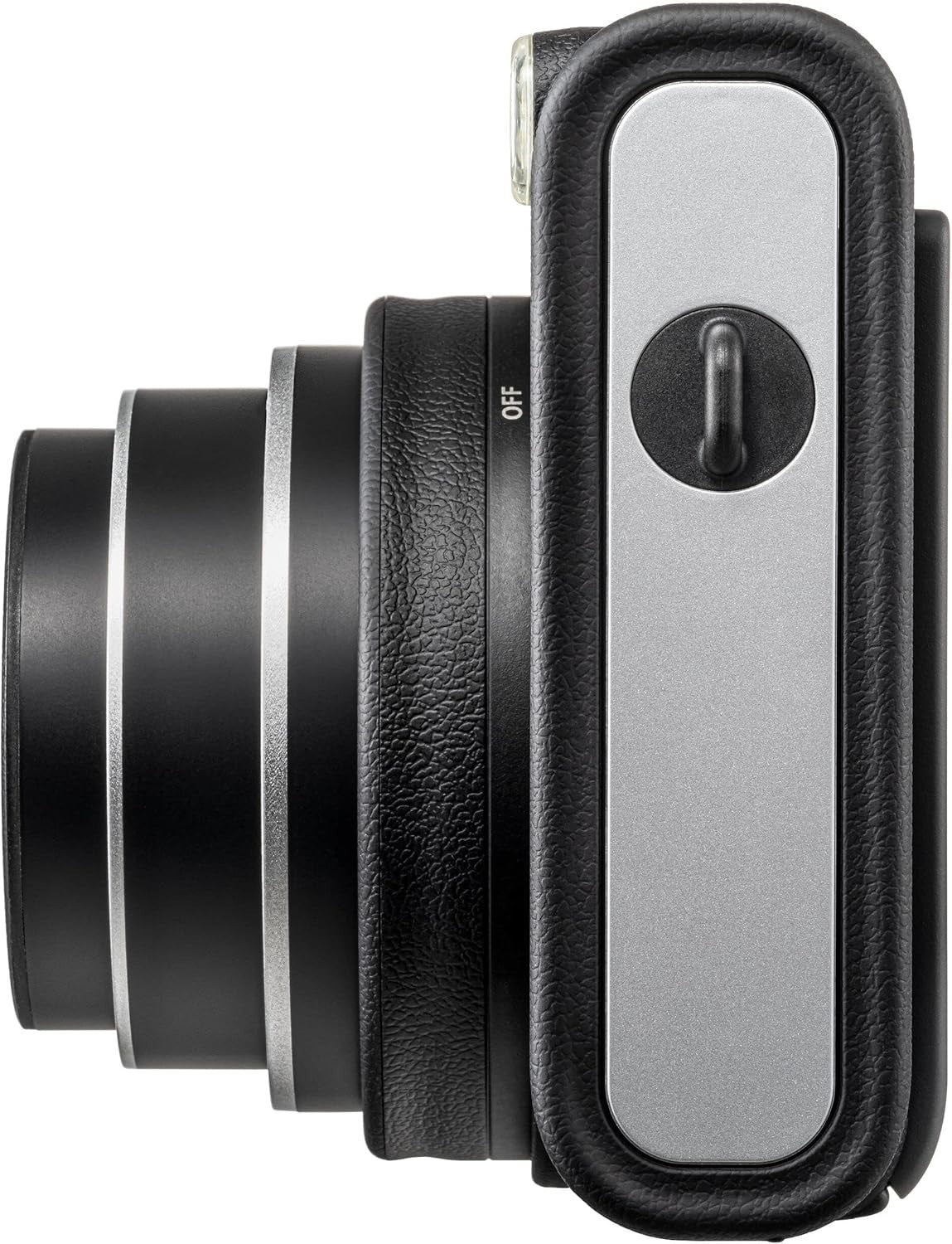 Square Instant Camera Selfie Mirror Auto Exposure Black Camera