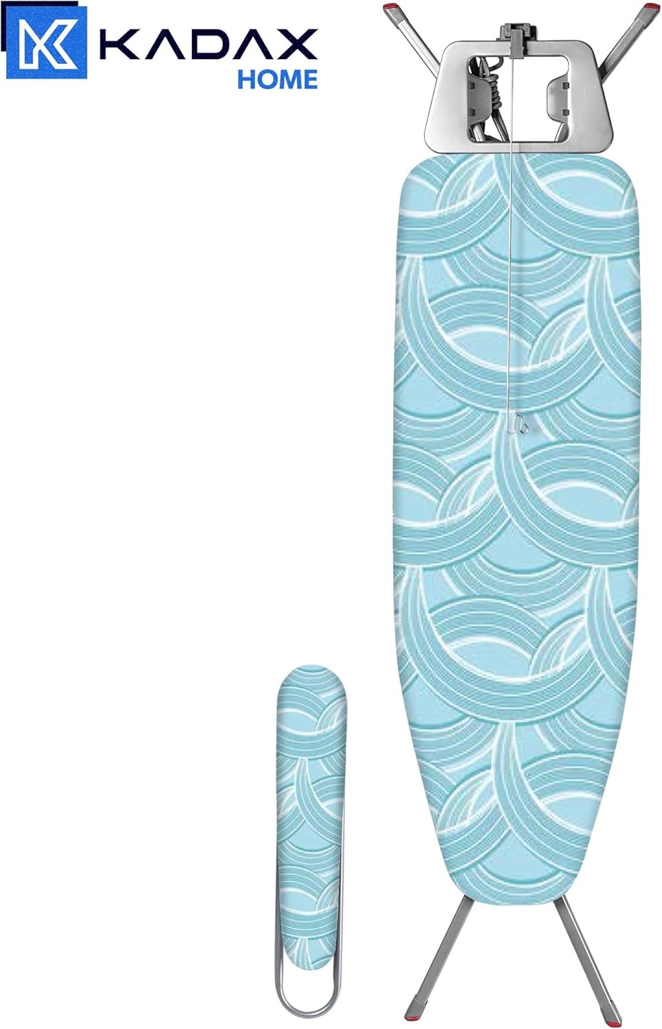 Extra Large Ironing Board with Sleeve Board Height Adjustable Folding