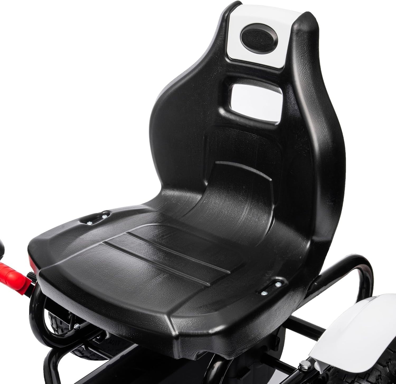 Kids Pedal Go Kart Ride On Car Adjustable Seat Rubber Tyres 50kg White