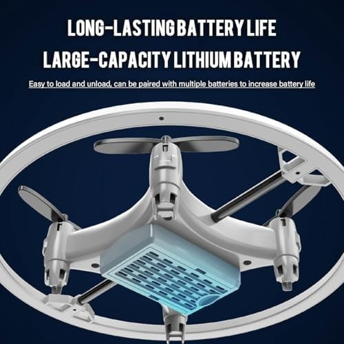 Kids Mini Drone with 360° Flip, LED Lights, 90° Hover, Beginner Toy