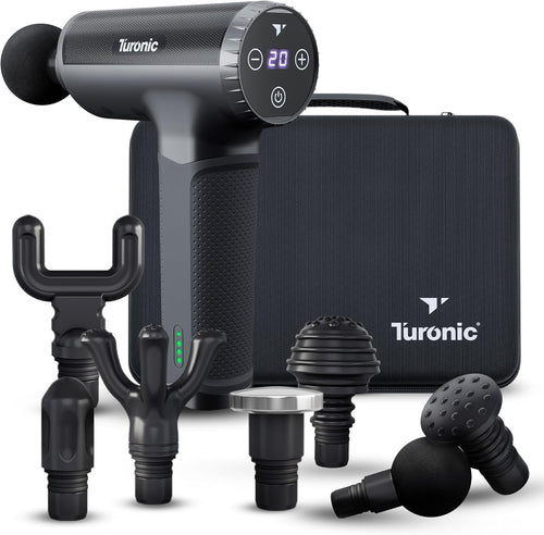 Deep Tissue Massage Gun Powerful Percussion Muscle Therapy 20 Speeds 7 Heads