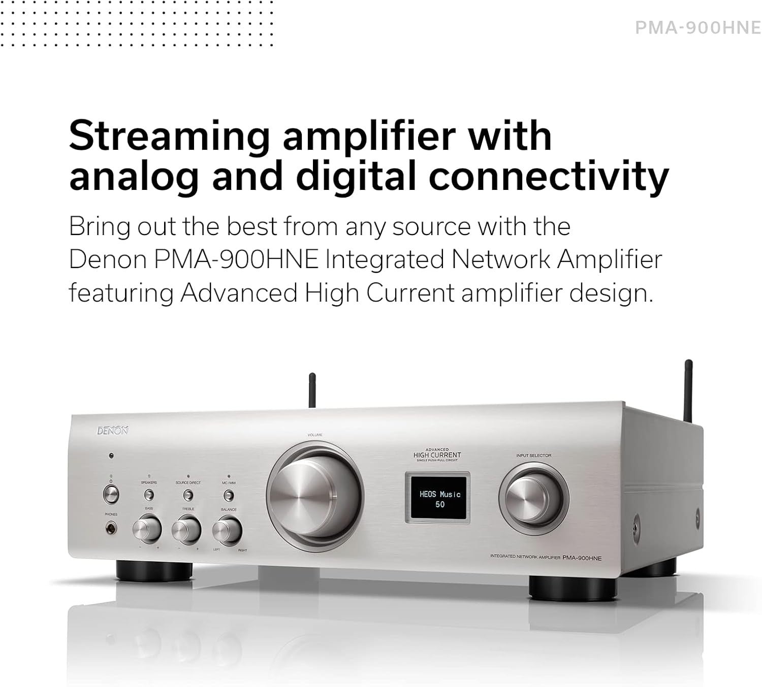High-Power Network HiFi Amplifier 85W Phono EQ Bluetooth WiFi AirPlay2